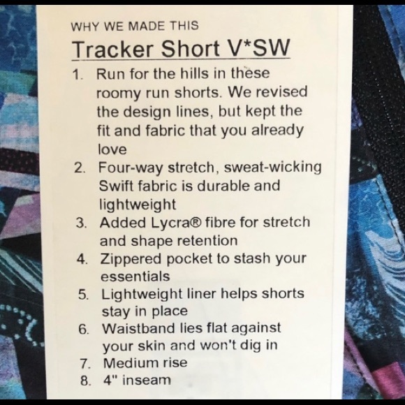 Lululemon Seawheeze Tracker Short - Picture 4 of 4